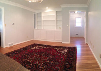 Renovated living areaa