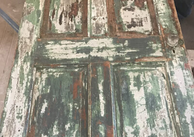 Unfinished door - before renovationn